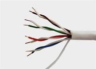 Lan-Ethernet-Netzwerk verkabelt weißes Schwarzes der Cca-PVC-PET-Katzen-5 des Kabel-Cat6