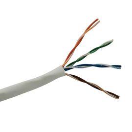 Kundengebundenes Kabel PVC-Jacke Lan-Netz-Kabel CER RoHS des Ethernet-Cat6