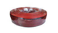 China Kern-kupfernes Sprecher-Kabel-roter schwarzer Sprecher-Draht des Audio-2 zu 3,5 Millimeter Firma