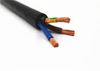 China 4 kupfernes Flachkabel-PVC umhülltes Kabel im Freien VDE0250 des Kern-4mm Firma