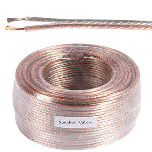 Material 14 AWG-Lehretwisted- pairtransparentes Sprecher-Kabel CCA BC TC